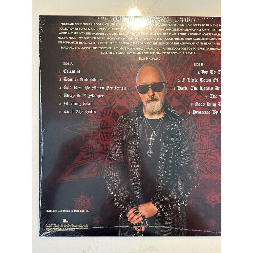Rob Halford Signed/Autographed Celestial Vinyl LP Record Judas Priest #3 - Picture 9 of 10